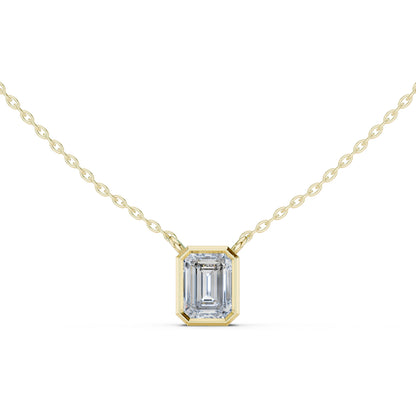 14K Rose Gold Princess Lab-Grown Diamond Pendant for Women | Wedding Wear | Pure Carat