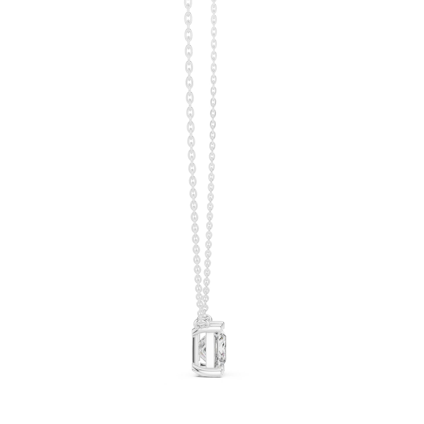 14K Yellow Gold Emerald Lab-Grown Diamond Pendant for Women | Party Wear | Pure Carat