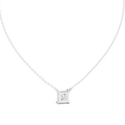 14K Yellow Gold Emerald Lab-Grown Diamond Pendant for Women | Party Wear | Pure Carat