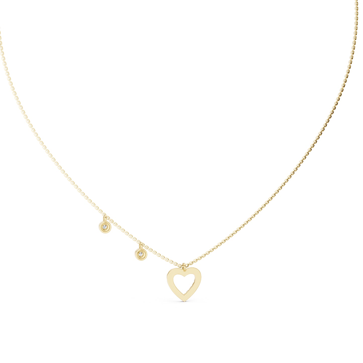 14k Yellow Gold Round Lab-Grown Diamond Anniversary Gift Pendant for Women | Pure Carat
