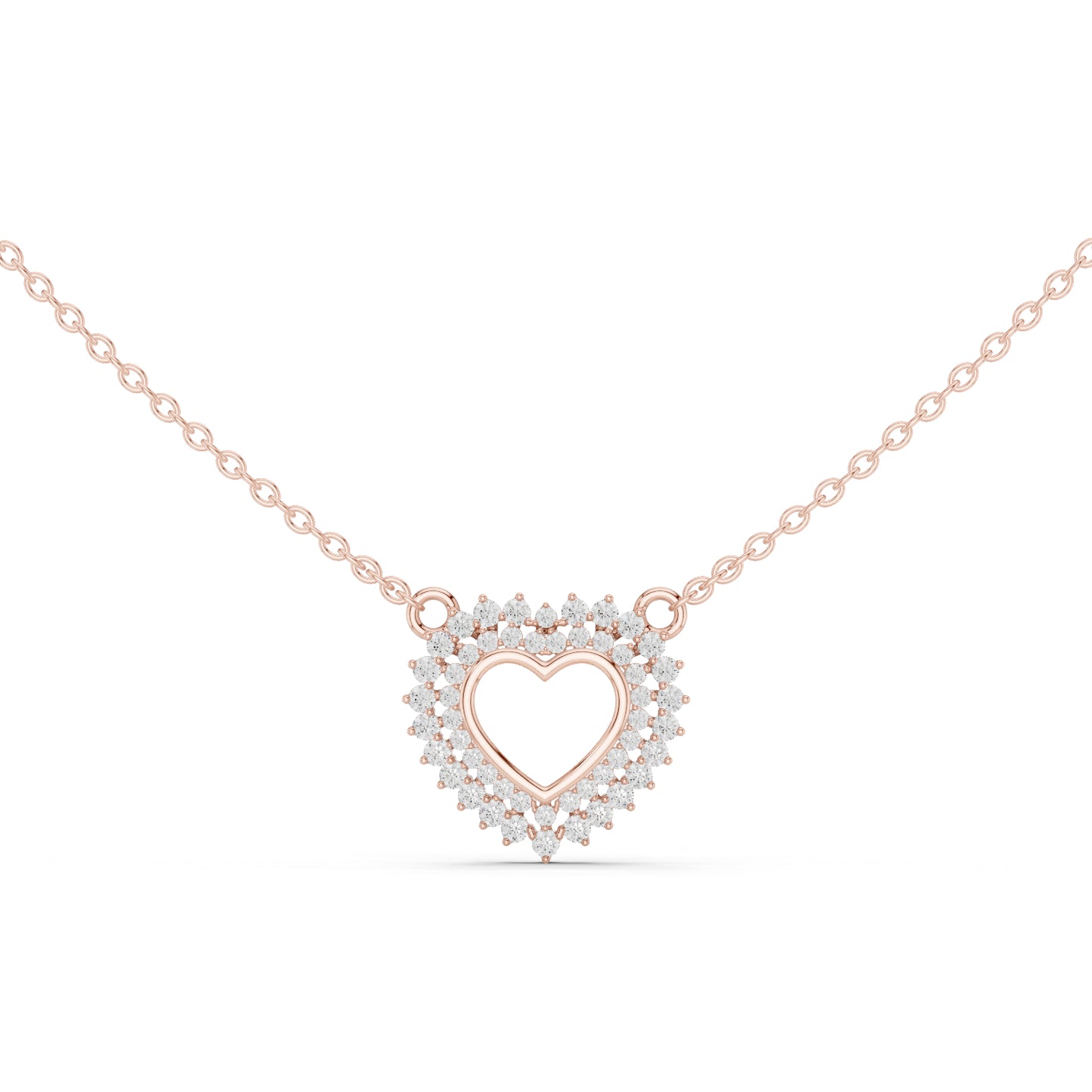 18k Yellow Gold Round Lab-Grown Diamond Wedding Pendant for Women | Pure Carat