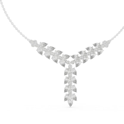 14k Rose Gold Pear/Round Lab-Grown Diamond Bridal Pendant for Women | Pure Carat