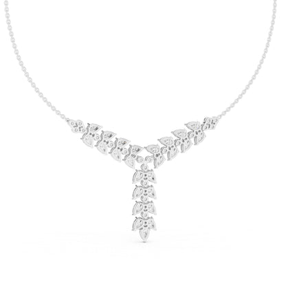 14k Rose Gold Pear/Round Lab-Grown Diamond Bridal Pendant for Women | Pure Carat