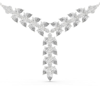 14k Rose Gold Pear/Round Lab-Grown Diamond Bridal Pendant for Women | Pure Carat