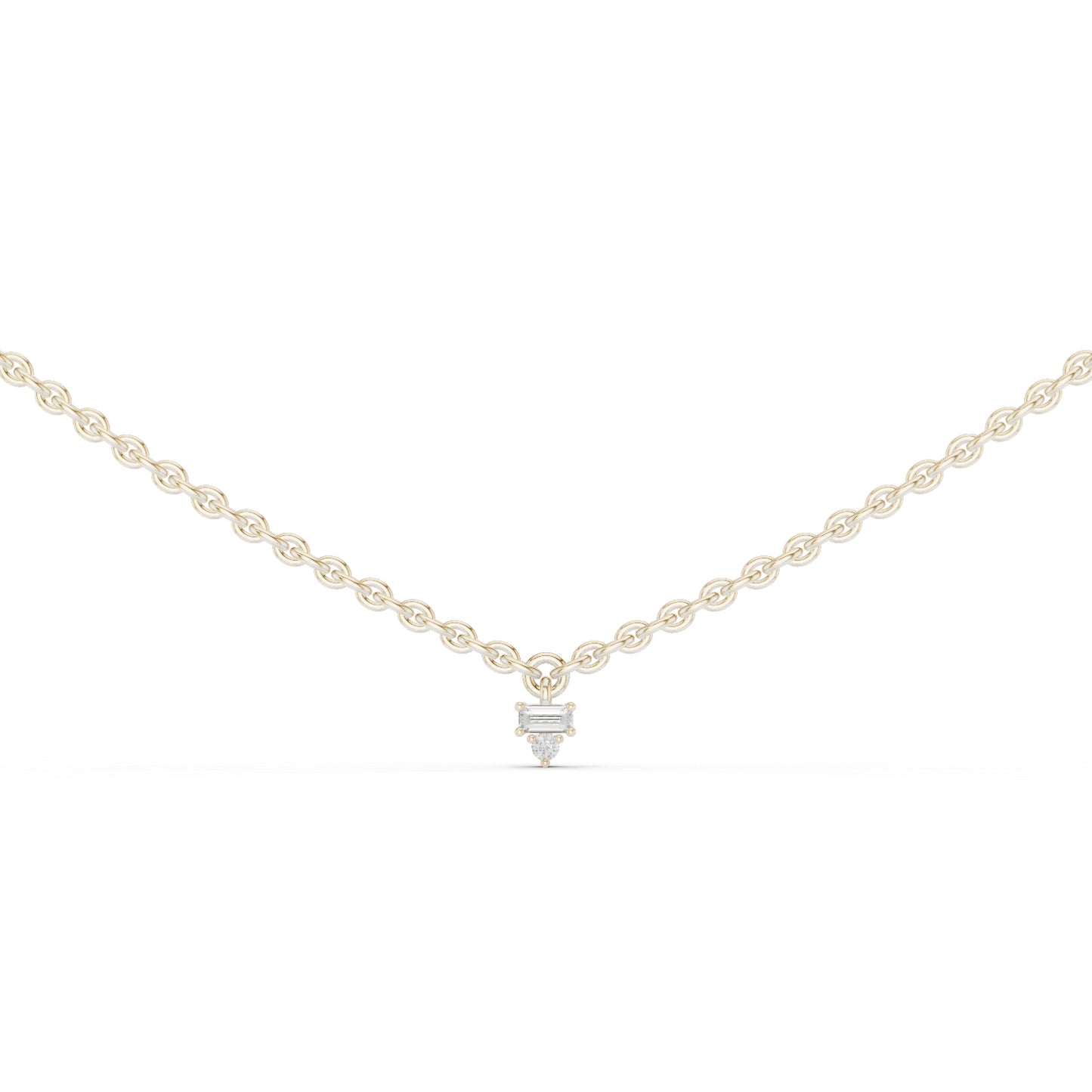 14k Yellow Gold Round/Bug Lab-Grown Diamond Office Wear Pendant for Women | Pure Carat