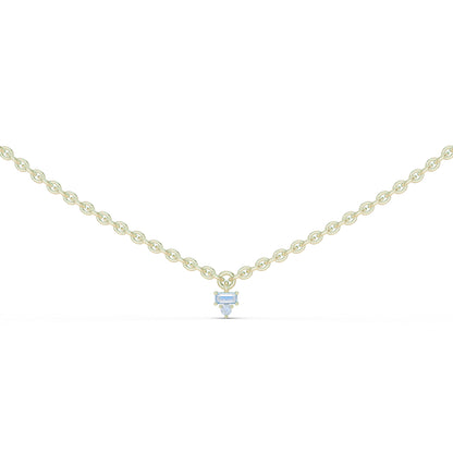 14k Yellow Gold Round/Bug Lab-Grown Diamond Office Wear Pendant for Women | Pure Carat