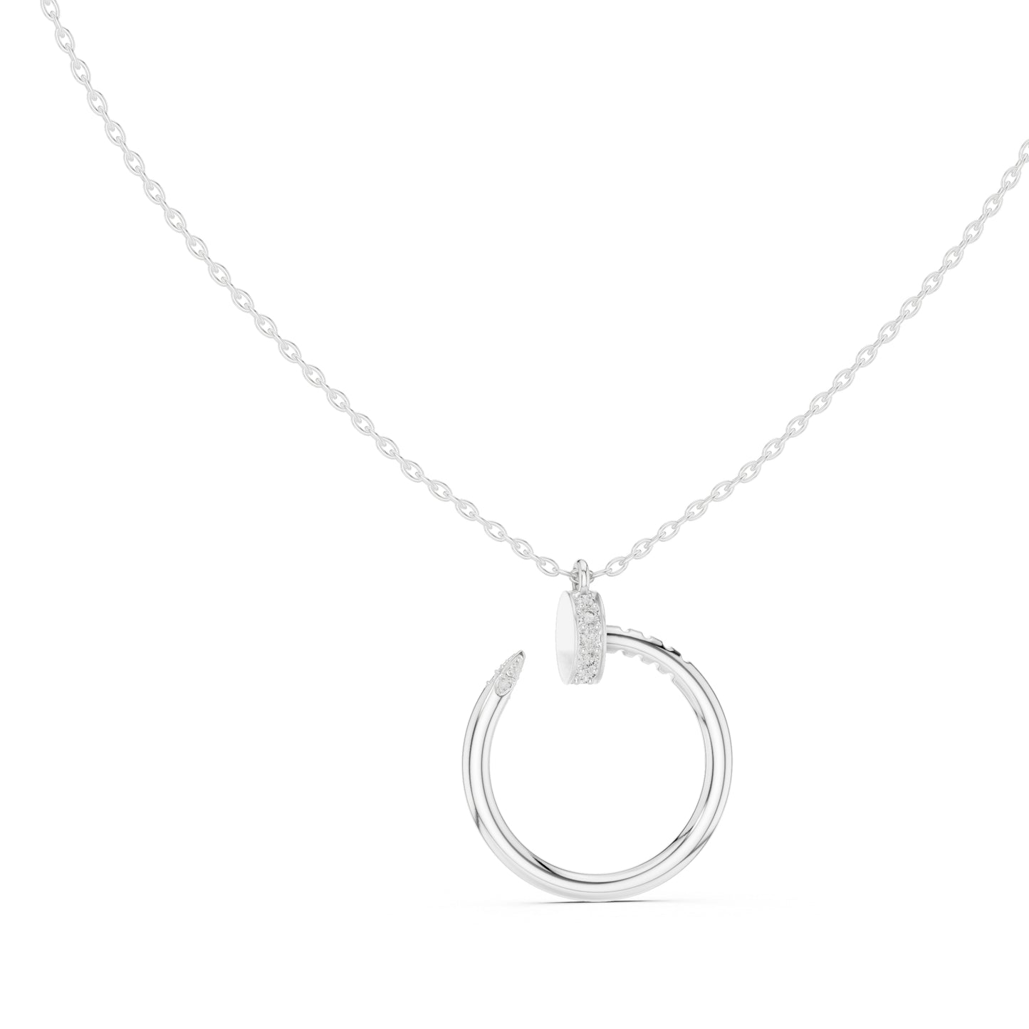 18K Yellow Gold Round Lab-Grown Diamond Pendant for Women | Anniversary Gift | Pure Carat