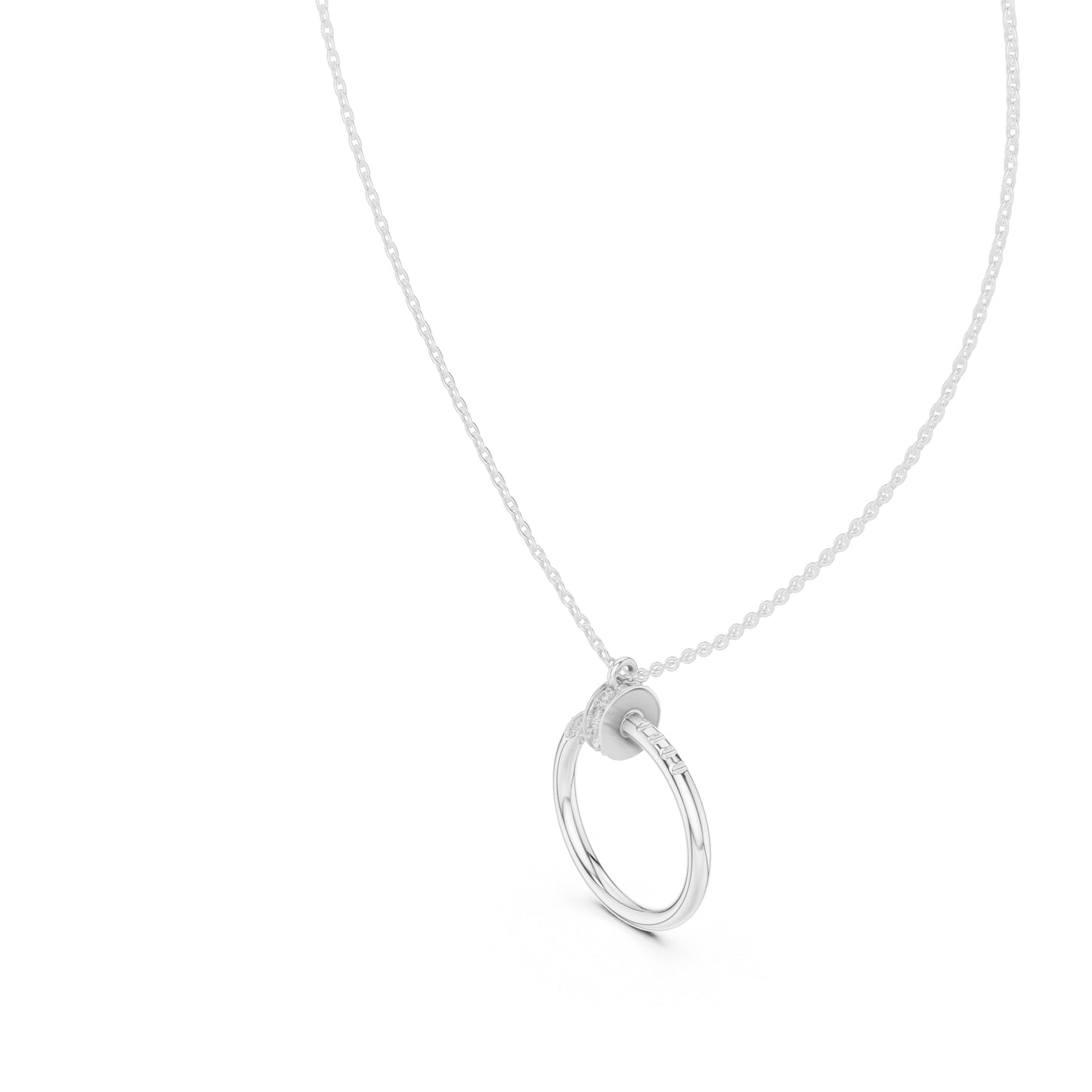 18K Yellow Gold Round Lab-Grown Diamond Pendant for Women | Anniversary Gift | Pure Carat