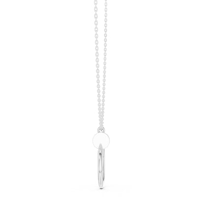 18K Yellow Gold Round Lab-Grown Diamond Pendant for Women | Anniversary Gift | Pure Carat