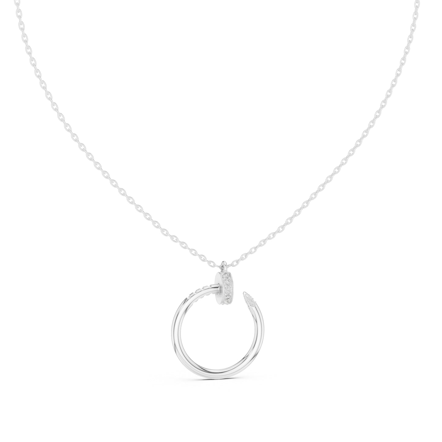 18K Yellow Gold Round Lab-Grown Diamond Pendant for Women | Anniversary Gift | Pure Carat
