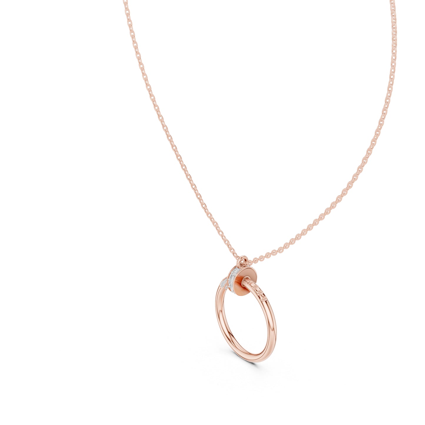 18K Yellow Gold Round Lab-Grown Diamond Pendant for Women | Anniversary Gift | Pure Carat