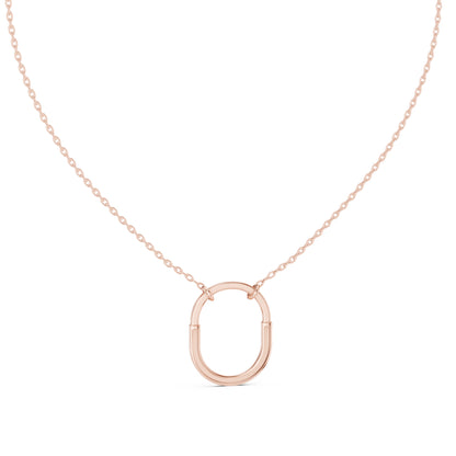 14K Yellow Gold Round Lab-Grown Diamond Pendant for Women | Office Wear | Pure Carat