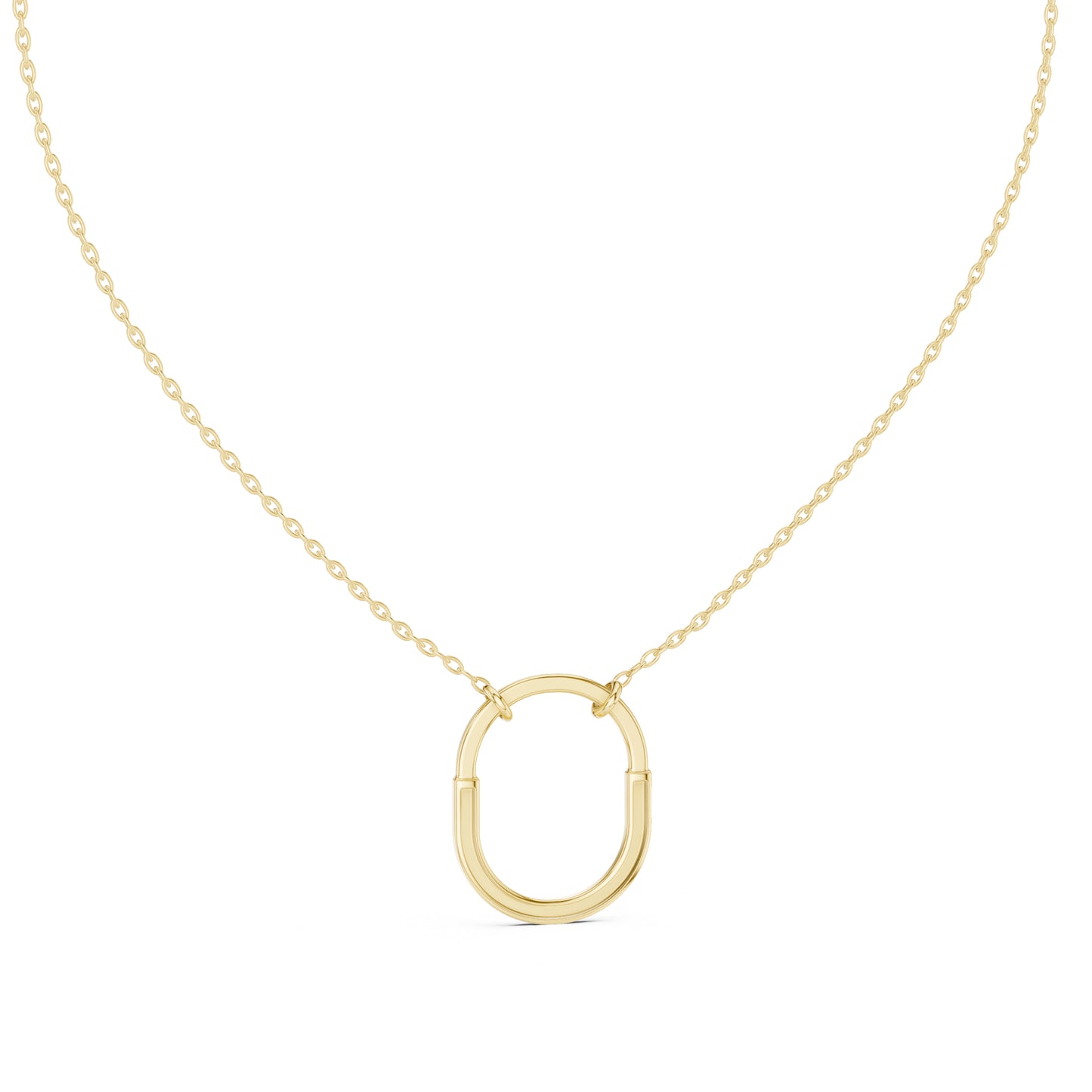 14K Yellow Gold Round Lab-Grown Diamond Pendant for Women | Office Wear | Pure Carat