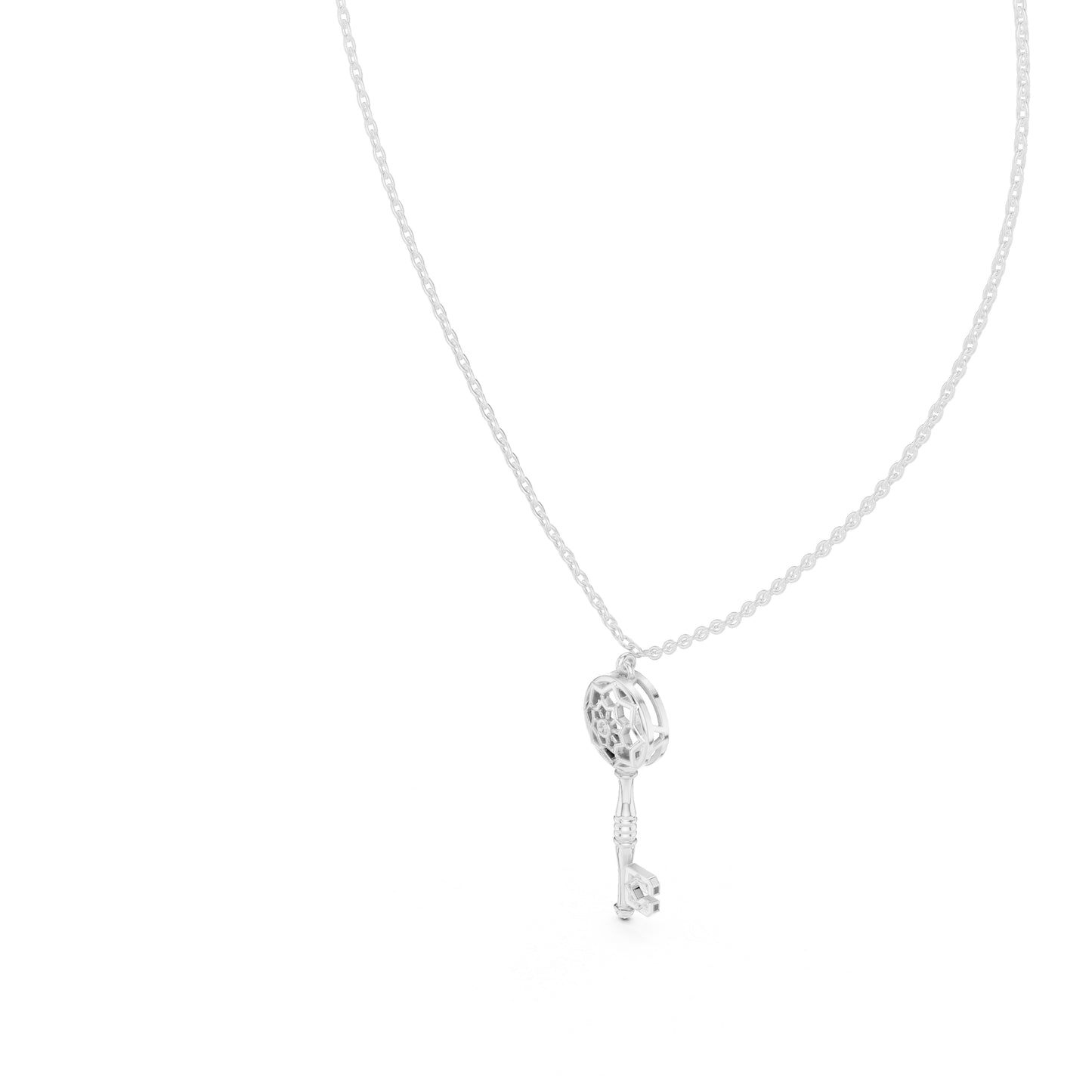 18K Yellow Gold Round Lab-Grown Diamond Pendant for Women | Wedding Wear | Pure Carat