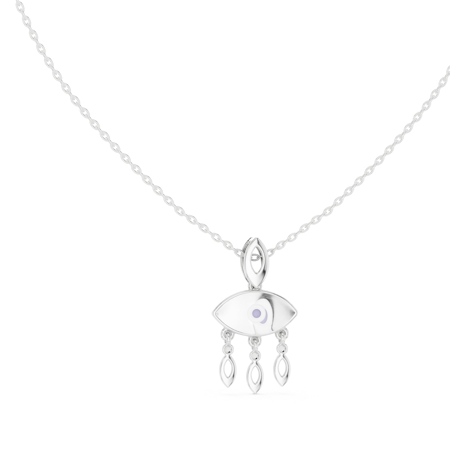 18K Rose Gold Round Lab-Grown Diamond Pendant for Women | Bridal Wear | Pure Carat