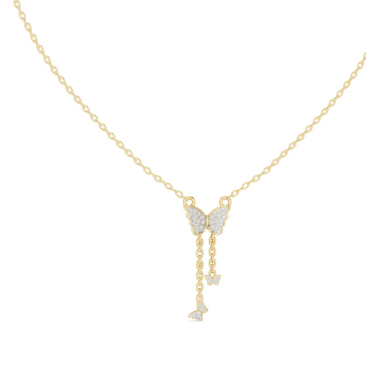 14K Yellow Gold Round Lab-Grown Diamond Pendant for Women | Engagement | Pure Carat