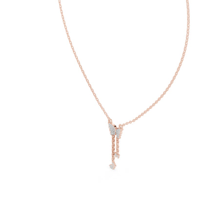 14K Yellow Gold Round Lab-Grown Diamond Pendant for Women | Engagement | Pure Carat