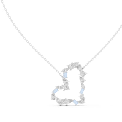 14K Yellow Gold Pear Bug Marquise Princess Lab-Grown Diamond Pendant for Women | Engagement | Pure Carat