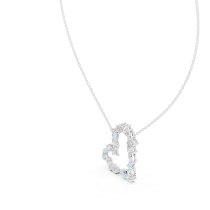 14K Yellow Gold Pear Bug Marquise Princess Lab-Grown Diamond Pendant for Women | Engagement | Pure Carat