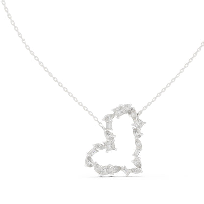 14K Yellow Gold Pear Bug Marquise Princess Lab-Grown Diamond Pendant for Women | Engagement | Pure Carat