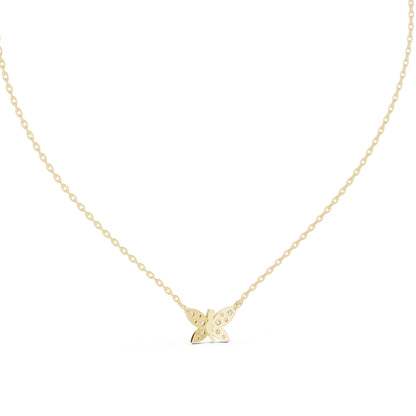 14K Rose Gold Round Lab-Grown Diamond Pendant for Women | Party Wear | Pure Carat