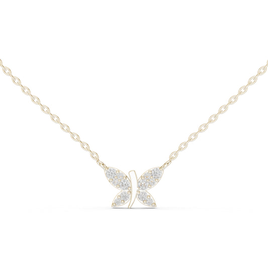 14K Rose Gold Round Lab-Grown Diamond Pendant for Women | Party Wear | Pure Carat