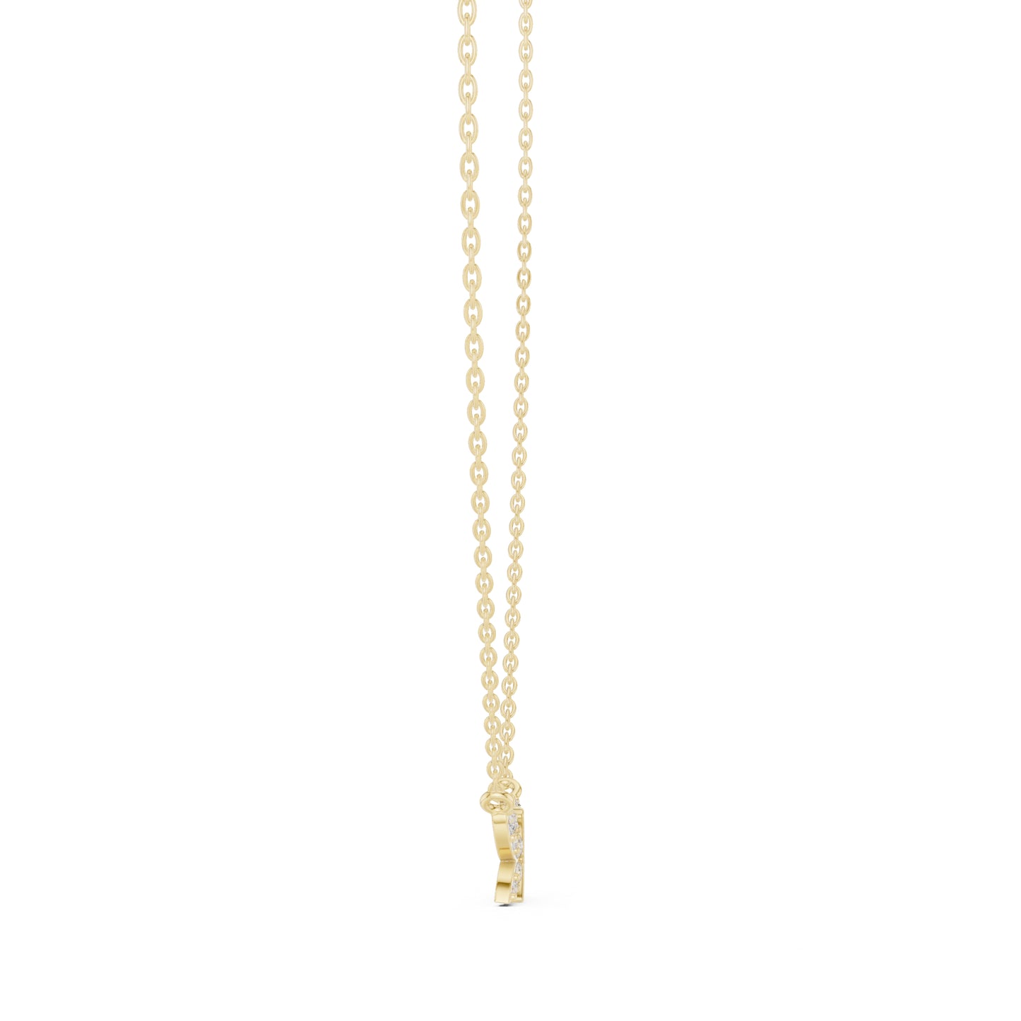 14K Rose Gold Round Lab-Grown Diamond Pendant for Women | Party Wear | Pure Carat