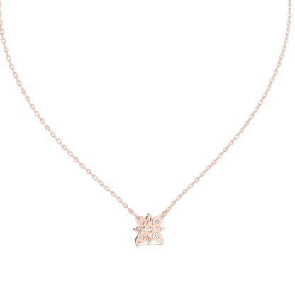 18K Yellow Gold Round Lab-Grown Diamond Pendant for Women | Anniversary Gift | Pure Carat