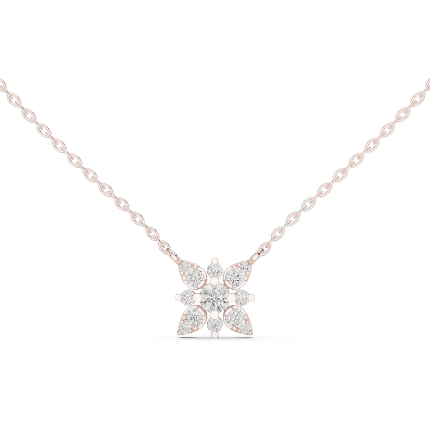 18K Yellow Gold Round Lab-Grown Diamond Pendant for Women | Anniversary Gift | Pure Carat