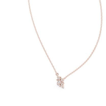 18K Yellow Gold Round Lab-Grown Diamond Pendant for Women | Anniversary Gift | Pure Carat