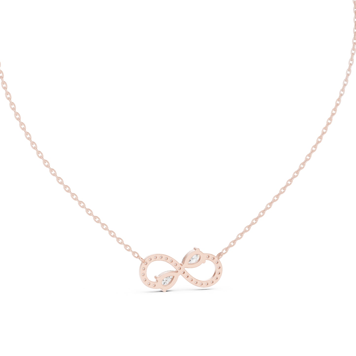 14K Yellow Gold Pear & Round Lab-Grown Diamond Pendant for Women | Party Wear | Pure Carat