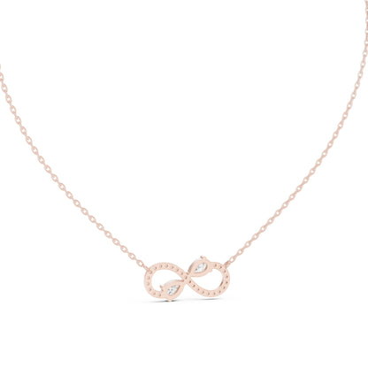 14K Yellow Gold Pear & Round Lab-Grown Diamond Pendant for Women | Party Wear | Pure Carat