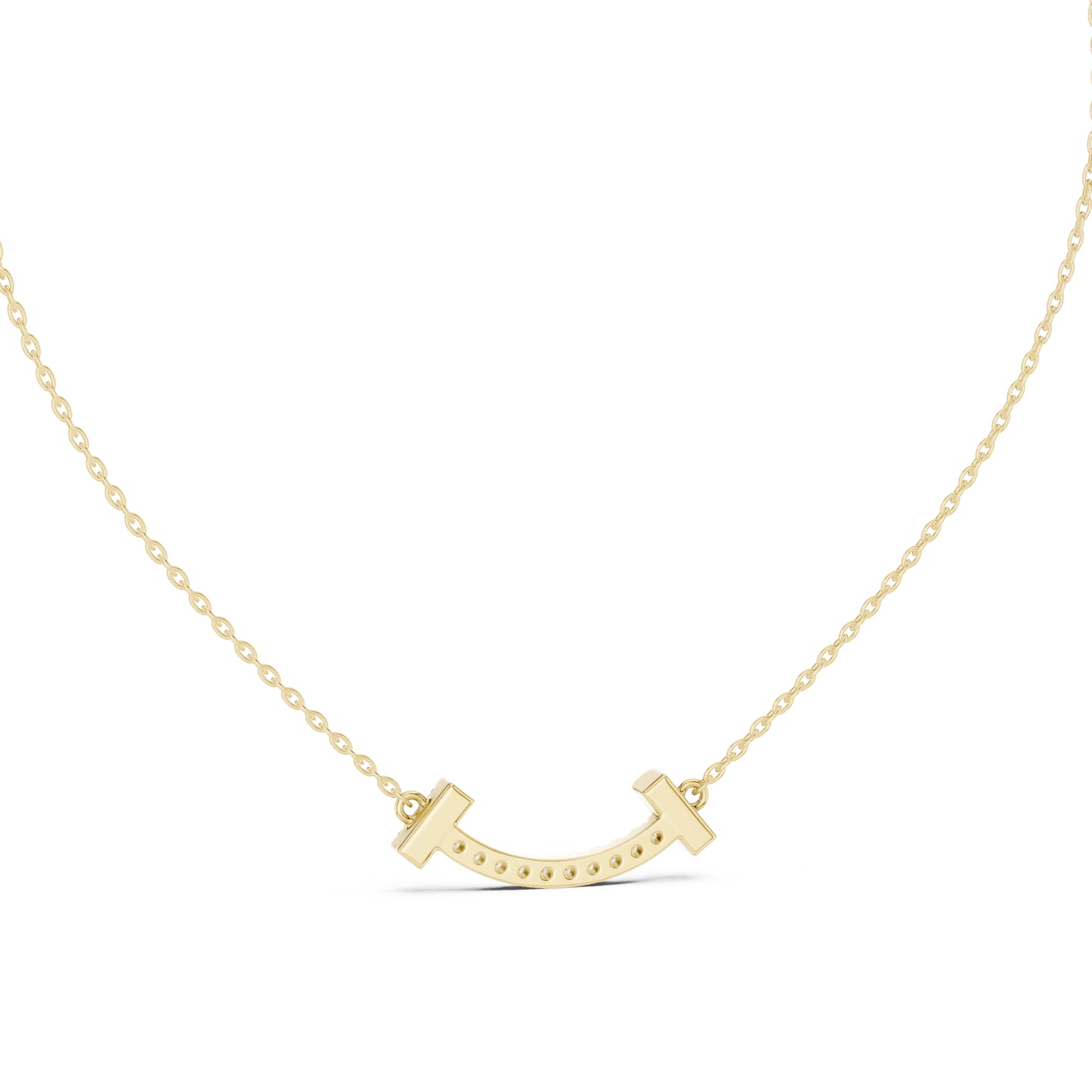 14K Yellow Gold Round Lab-Grown Diamond Pendant for Women | Everyday Wear | Pure Carat