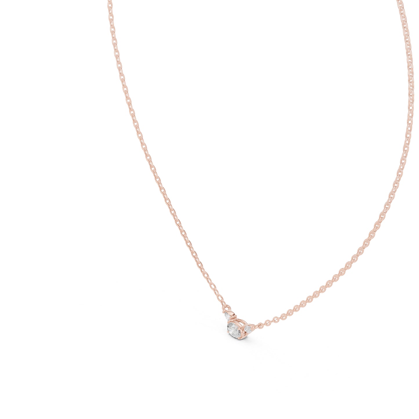 18K Yellow Gold Round Lab-Grown Diamond Pendant for Women | Party Wear | Pure Carat