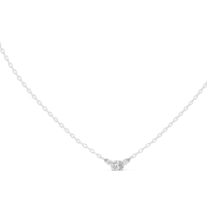 18K Yellow Gold Round Lab-Grown Diamond Pendant for Women | Party Wear | Pure Carat