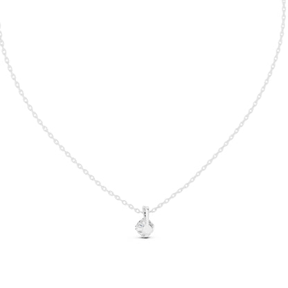 14K Yellow Gold Round Lab-Grown Diamond Pendant for Women | Wedding Wear | Pure Carat