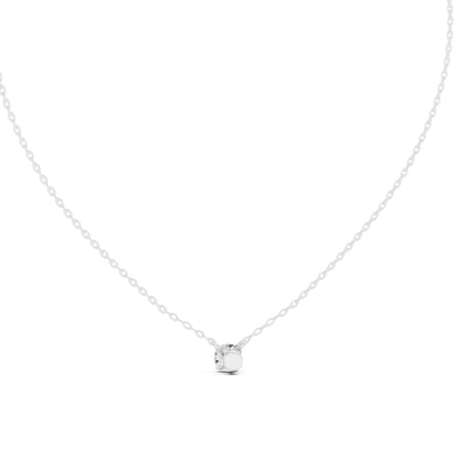 14K Yellow Gold Round Lab-Grown Diamond Pendant for Women | Everyday Wear | Pure Carat
