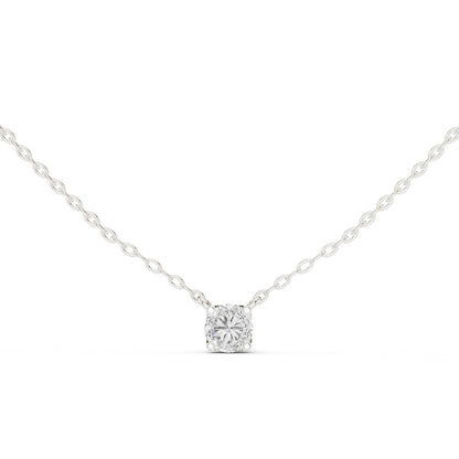 14K Yellow Gold Round Lab-Grown Diamond Pendant for Women | Everyday Wear | Pure Carat