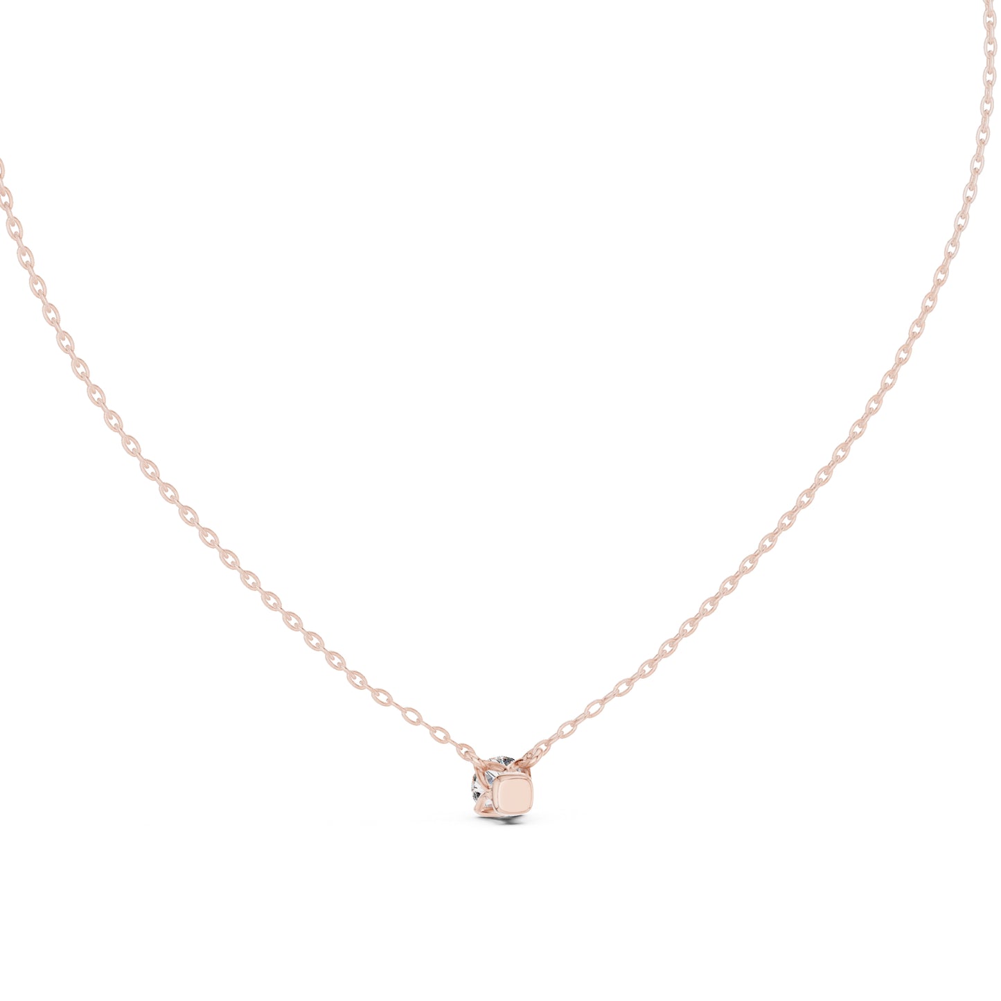 14K Yellow Gold Round Lab-Grown Diamond Pendant for Women | Everyday Wear | Pure Carat
