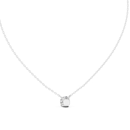 18K Rose Gold Round Lab-Grown Diamond Pendant for Women | Bridal Wear | Pure Carat