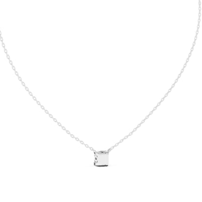 14K Yellow Gold Princess Lab-Grown Diamond Pendant for Women | Engagement | Pure Carat