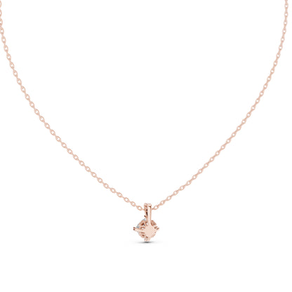 14K Yellow Gold Cushion Lab-Grown Diamond Pendant for Women | Anniversary Gift | Pure Carat