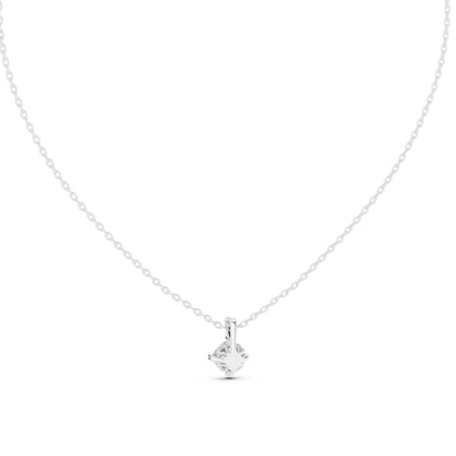 14K Yellow Gold Cushion Lab-Grown Diamond Pendant for Women | Anniversary Gift | Pure Carat