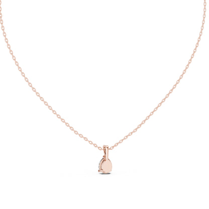18K White Gold Pear Lab-Grown Diamond Pendant for Women | Engagement | Pure Carat