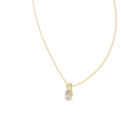 18K White Gold Pear Lab-Grown Diamond Pendant for Women | Anniversary Gift | Pure Carat