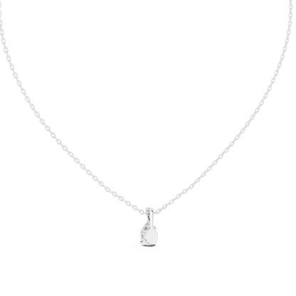 18K Yellow Gold Pear Lab-Grown Diamond Pendant for Women | Everyday Wear | Pure Carat