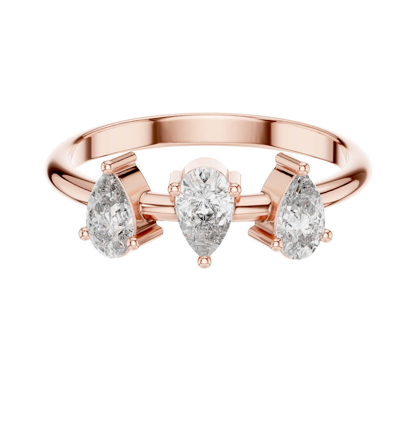 PRS Cut Diamond Ring 14 K Yellow Gold Ring For Wommen |pure carat