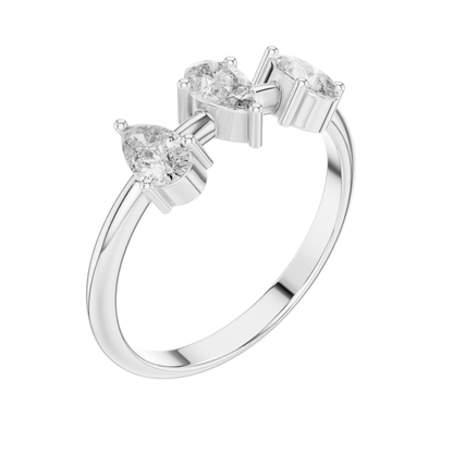 PRS Cut Diamond Ring 14 K Yellow Gold Ring For Wommen |pure carat