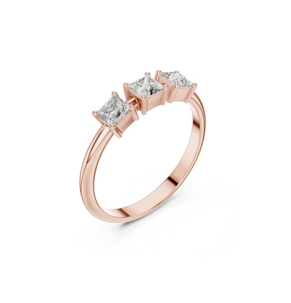 PRI  Cut Diamond Yellow Gold 14 K White Ring For Wommen |pure carat