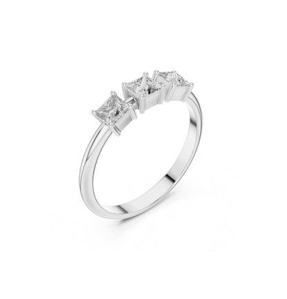PRI  Cut Diamond Yellow Gold 14 K White Ring For Wommen |pure carat